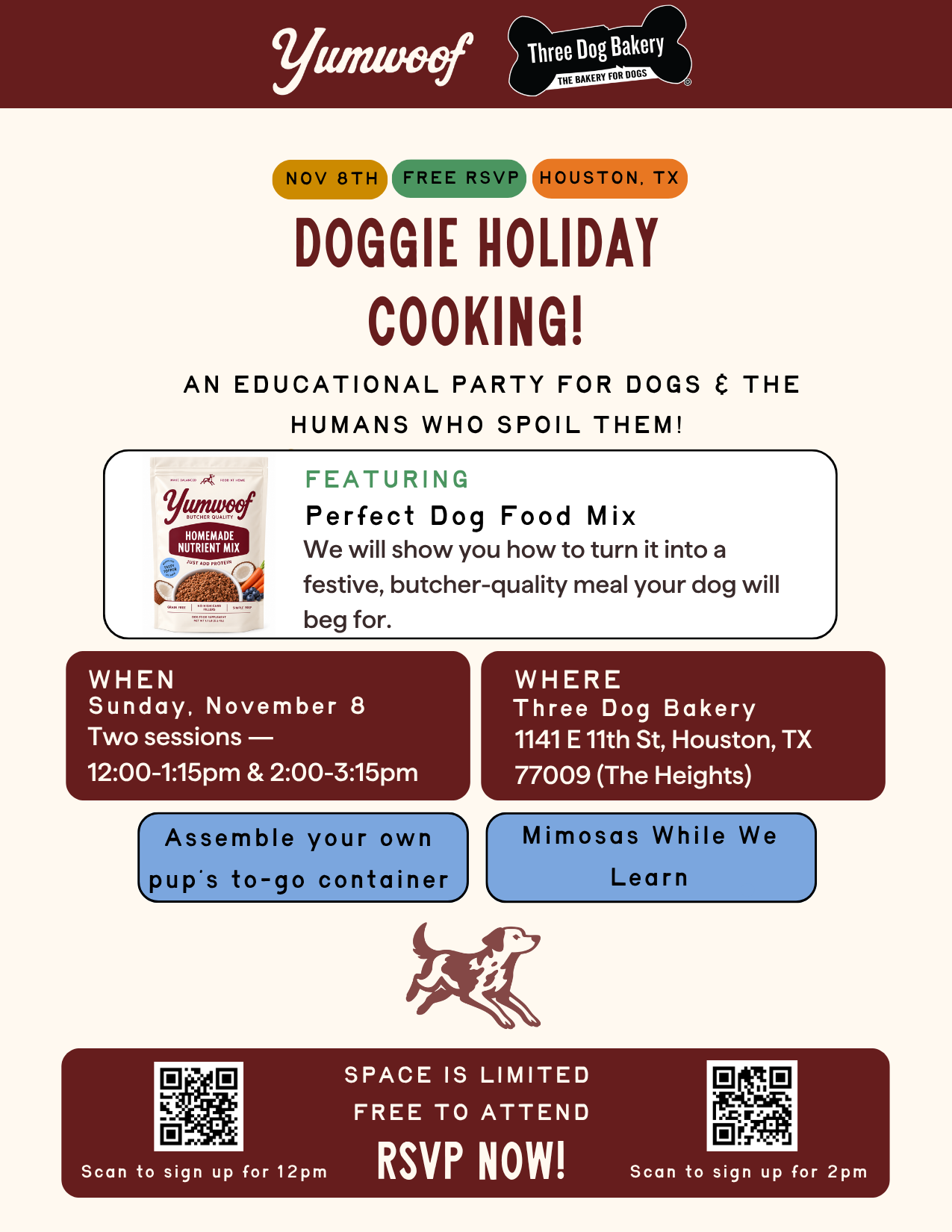 Doggie Holiday Cooking Class