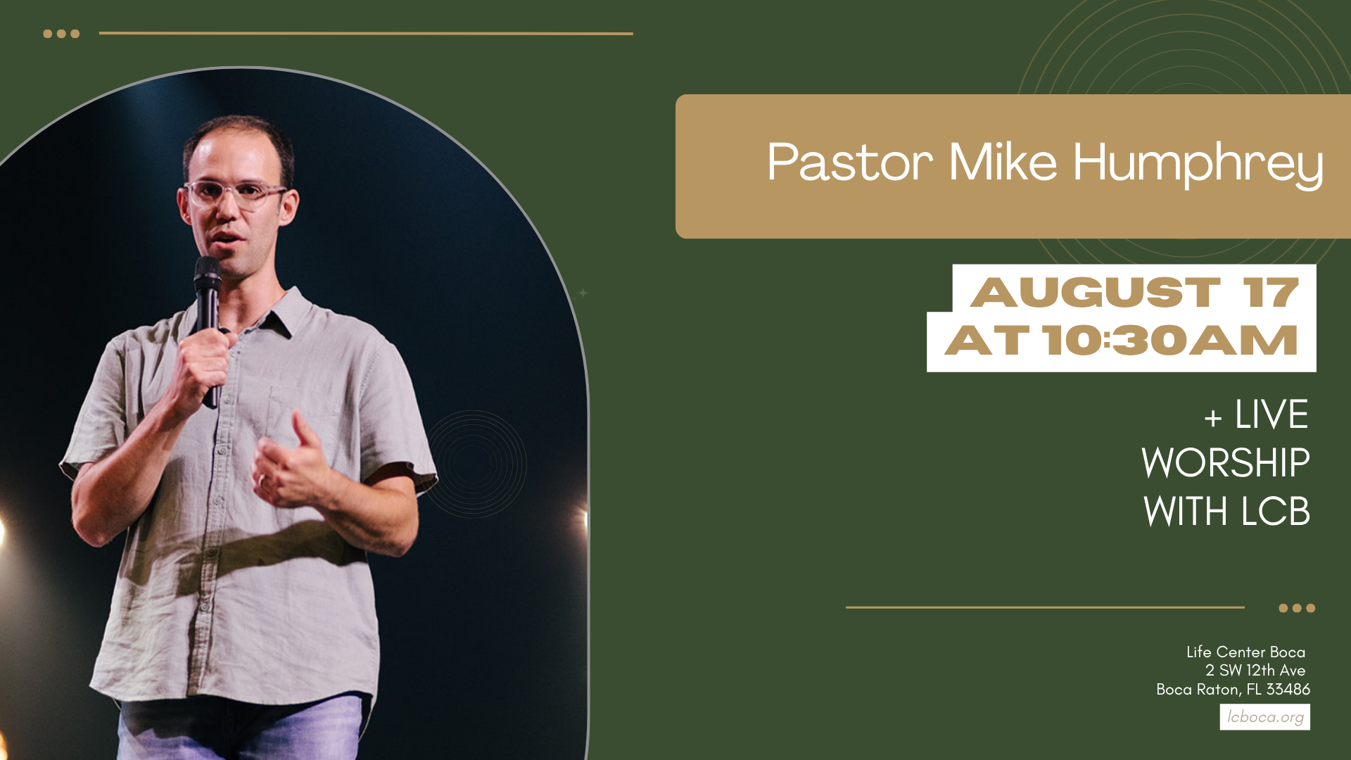 Pastor Mike Humphrey