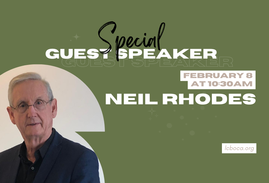 Guest Speaker: Neil Rhodes