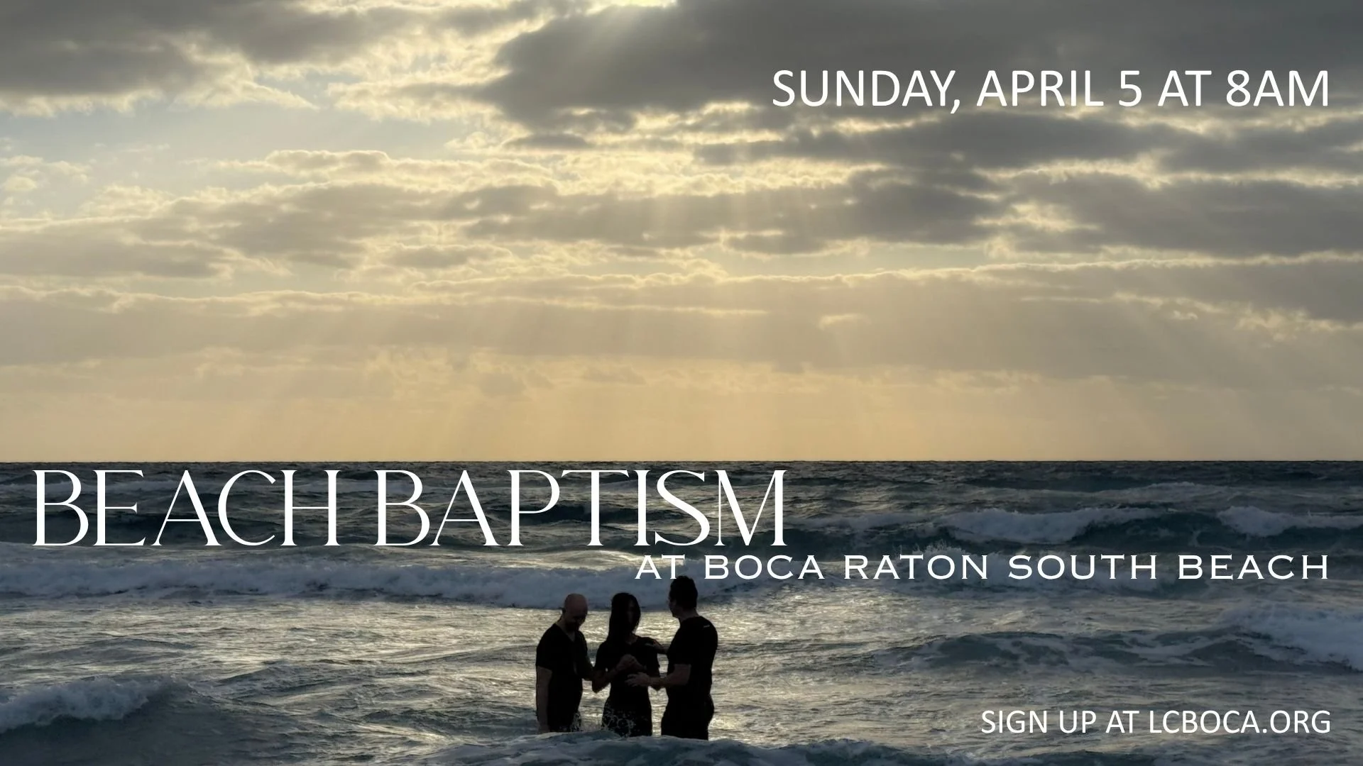 BEACH BAPTISM