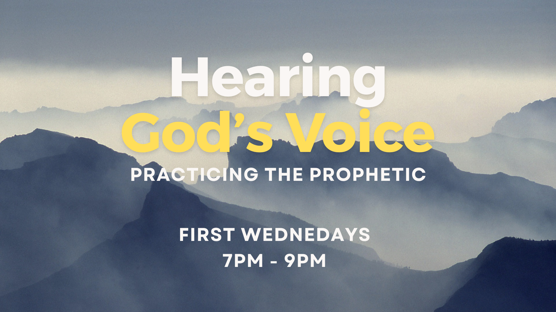 HEARING GOD’S VOICE: practicing the prophetic