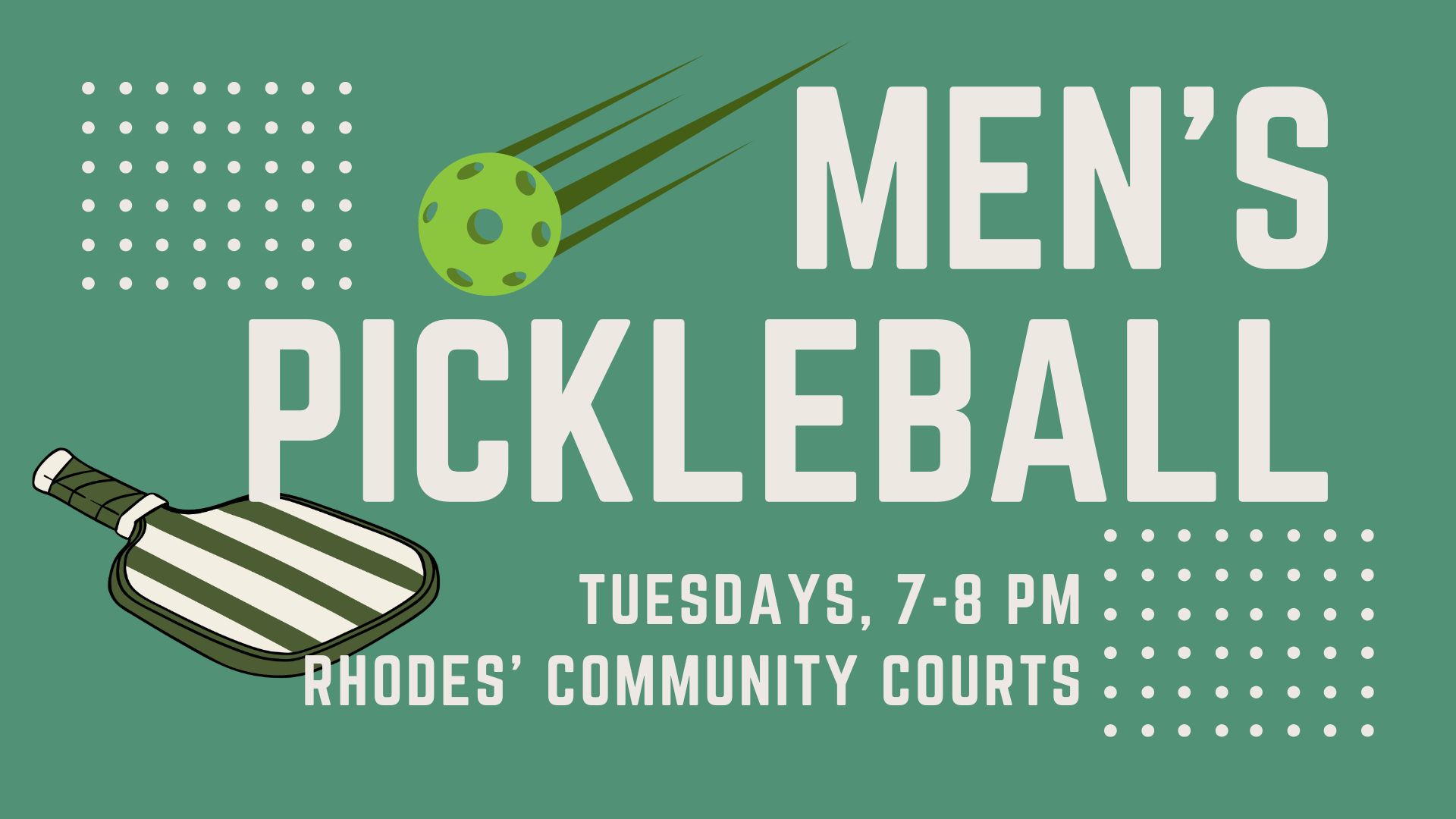 MEN’S PICKLEBALL
