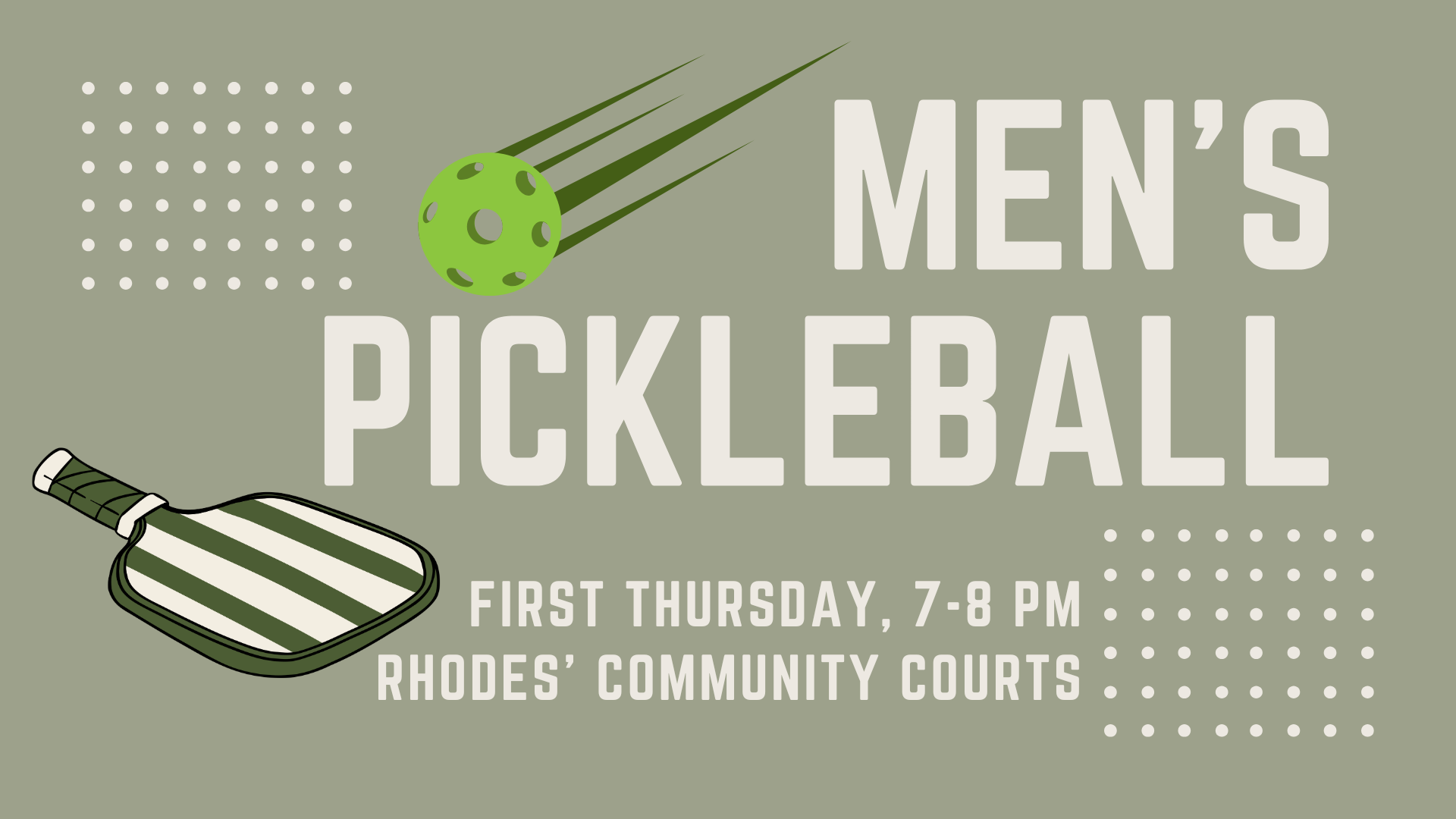 MEN’S PICKLEBALL