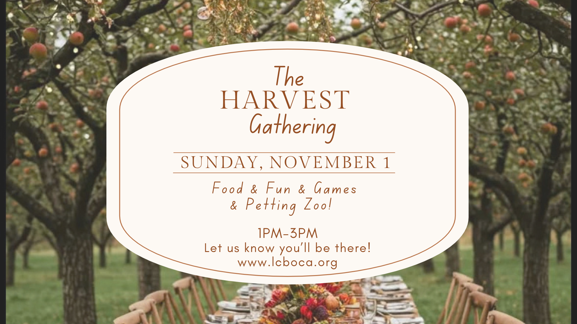 THE HARVEST GATHERING