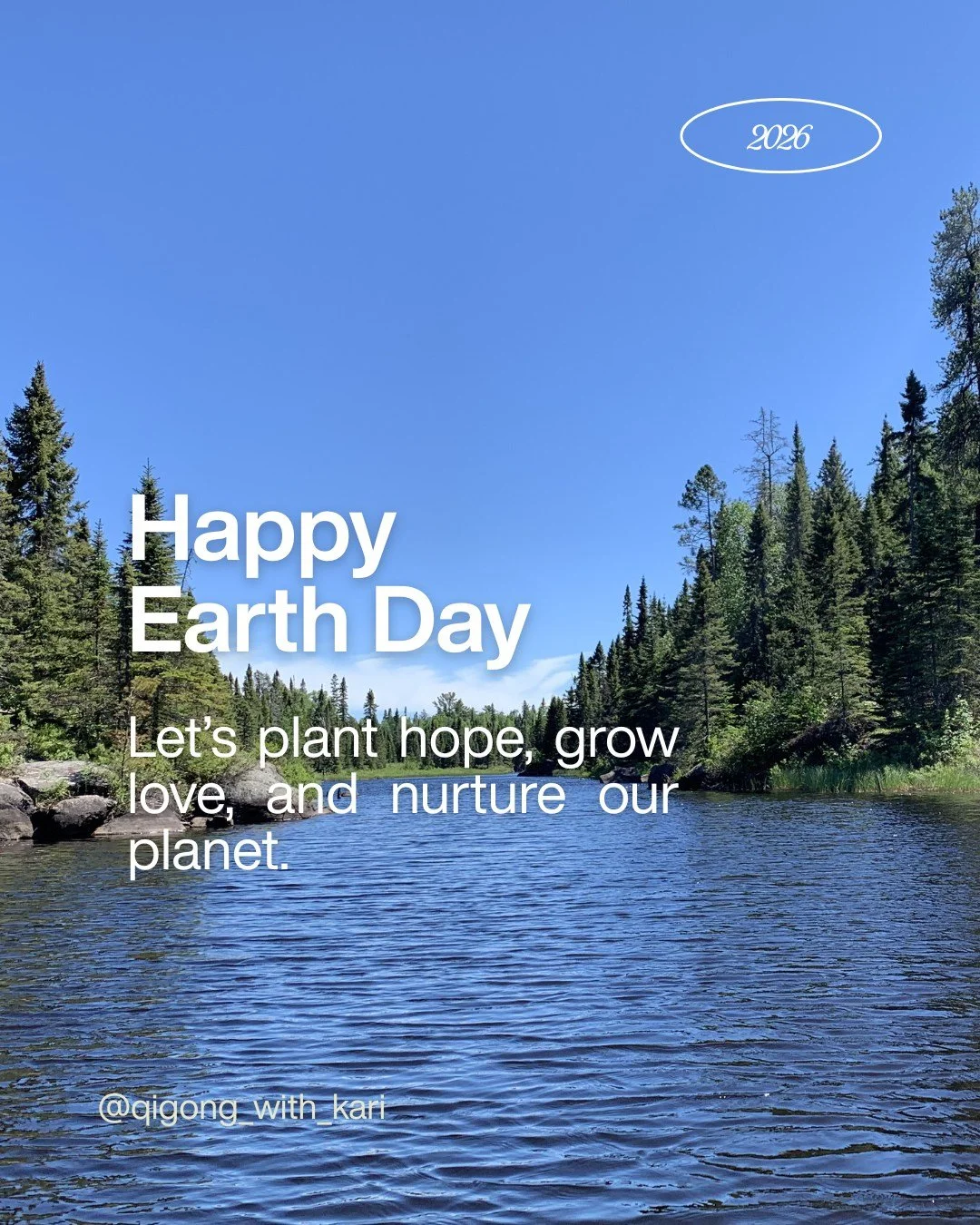 Happy Earth Day!
Everything that lives needs our genuine care. Including Earth.
Today, send a moment of love and care to our home planet, for all she endures, all she gives, and all that we have because of her. 
.
.
.
#EarthDay2026 #Earth #qigong #na