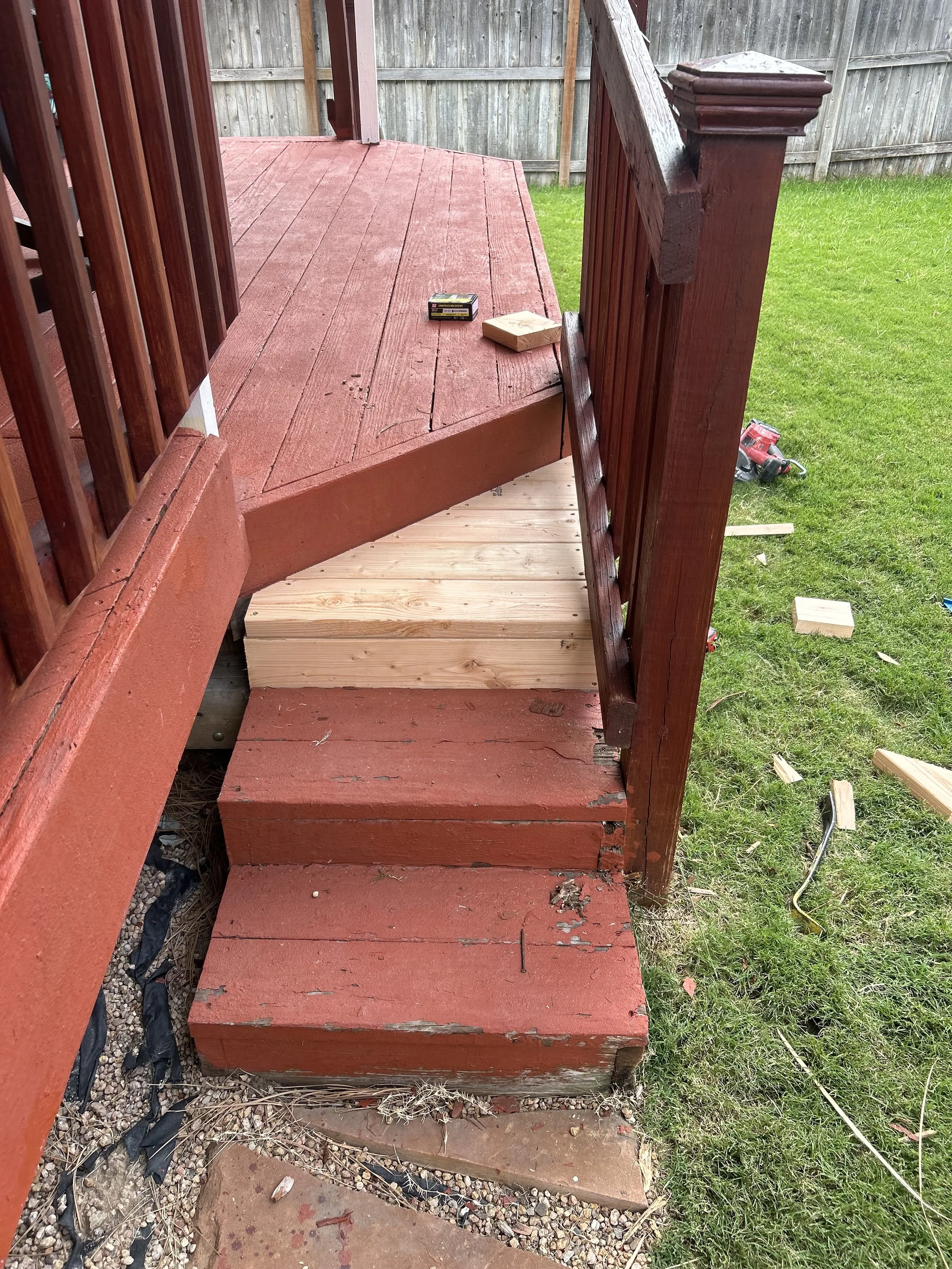 Deck repairs