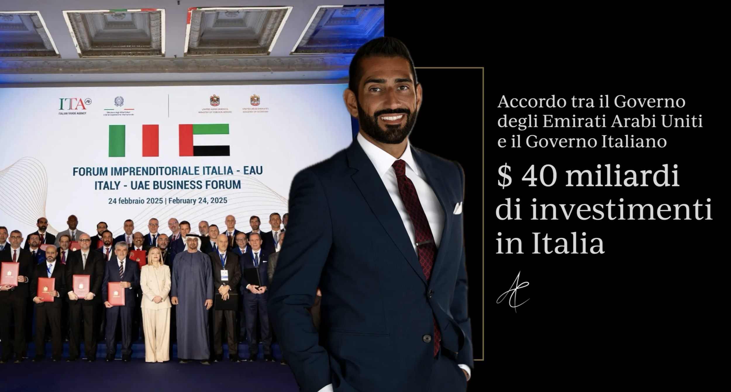 Dichiarazione Congiunta tra Italia ed Emirati