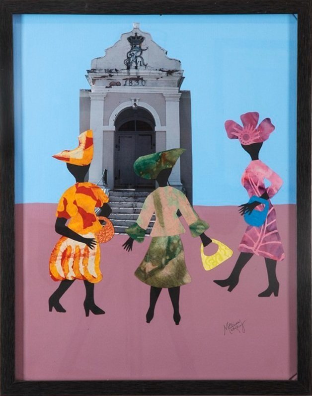 Sunday Go to Meeting, 2012
Collage, 19 x 15