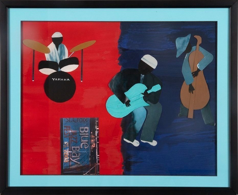 Blue Bay Jazz, 2008
Mixed Media Collage, 16 x 20