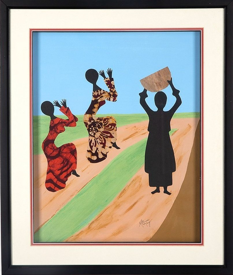 Sister Ancestor, 2006
Collage, Acrylic, on Paper, 18 x 14