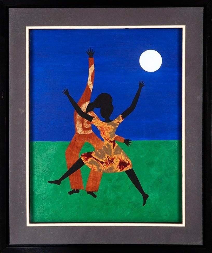 Moon Dance, 2006
Collage, Acrylic, on Paper
20 x 16