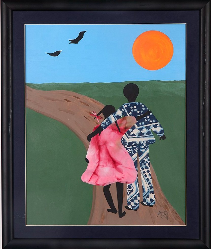 Daddy's Girl, 2009
Collage, Acrylic, on Paper, 20 x 16