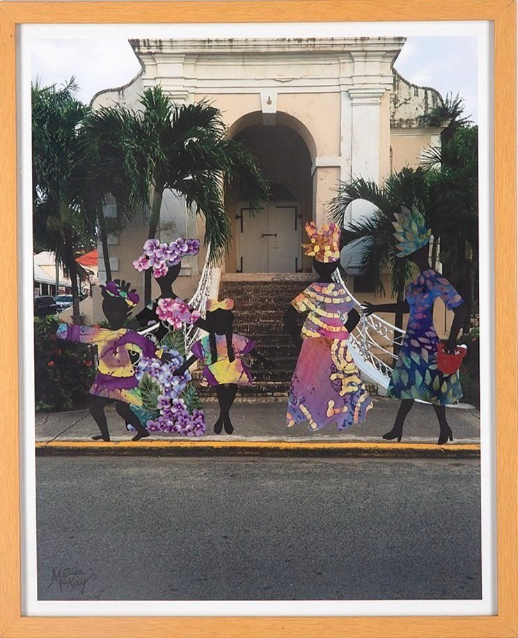 Early for Sunday Service, 2018
Collage, Digital Print, on Canvas, 22 x 18
