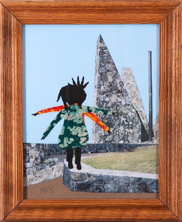 "BFF" Best Friends Forever, 2012
Mixed Media, Collage, on Paper, 18 x 14