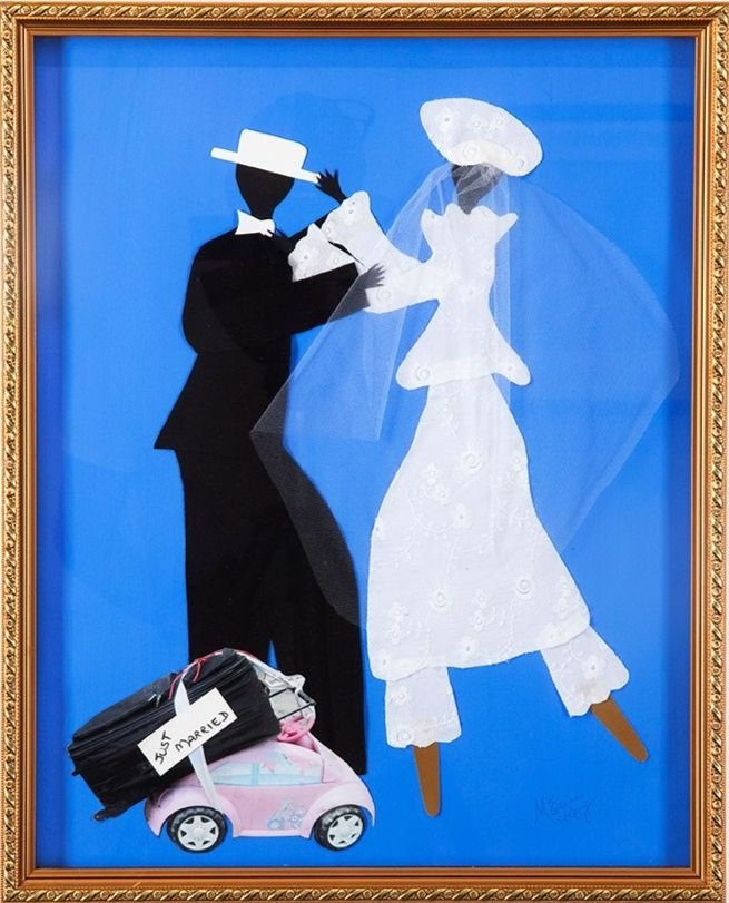 Just Married, 2016
Mixed Media, Collage, 20 x 16