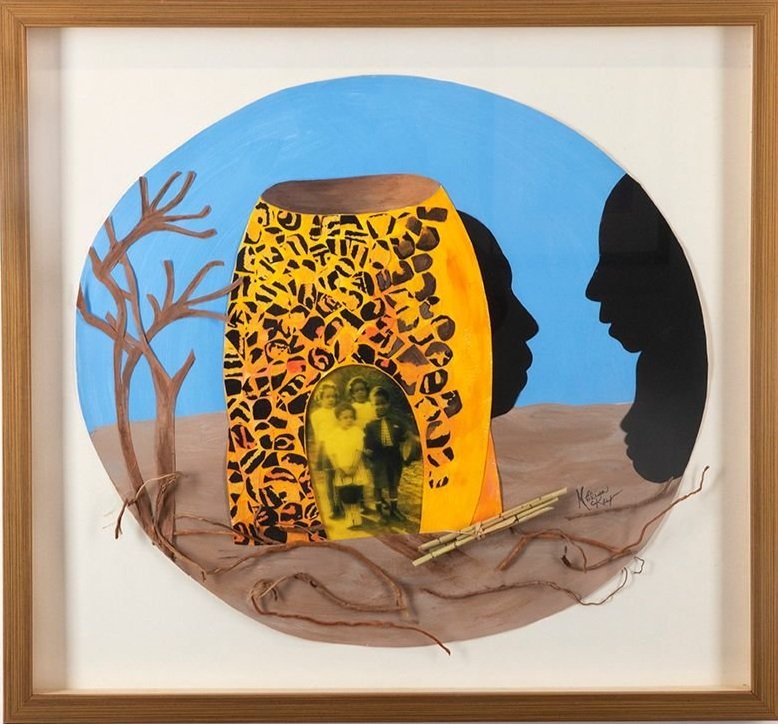 Spirit Mill, 2011
Mixed Media Collage, 21 1/2 x 23
