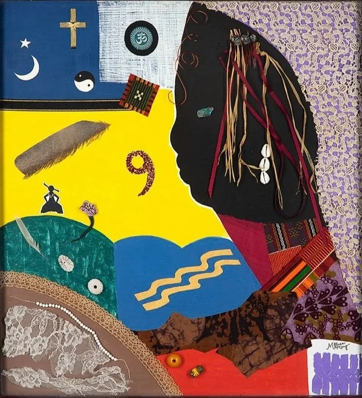 I Am That I Am (Self Potrait), 1995
Mixed Media, Collage
22 x 22
