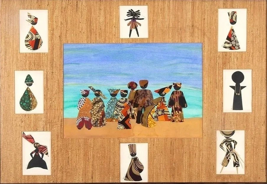 Waiting, 1994
Collage, Watercolor on Paper
32 x 44