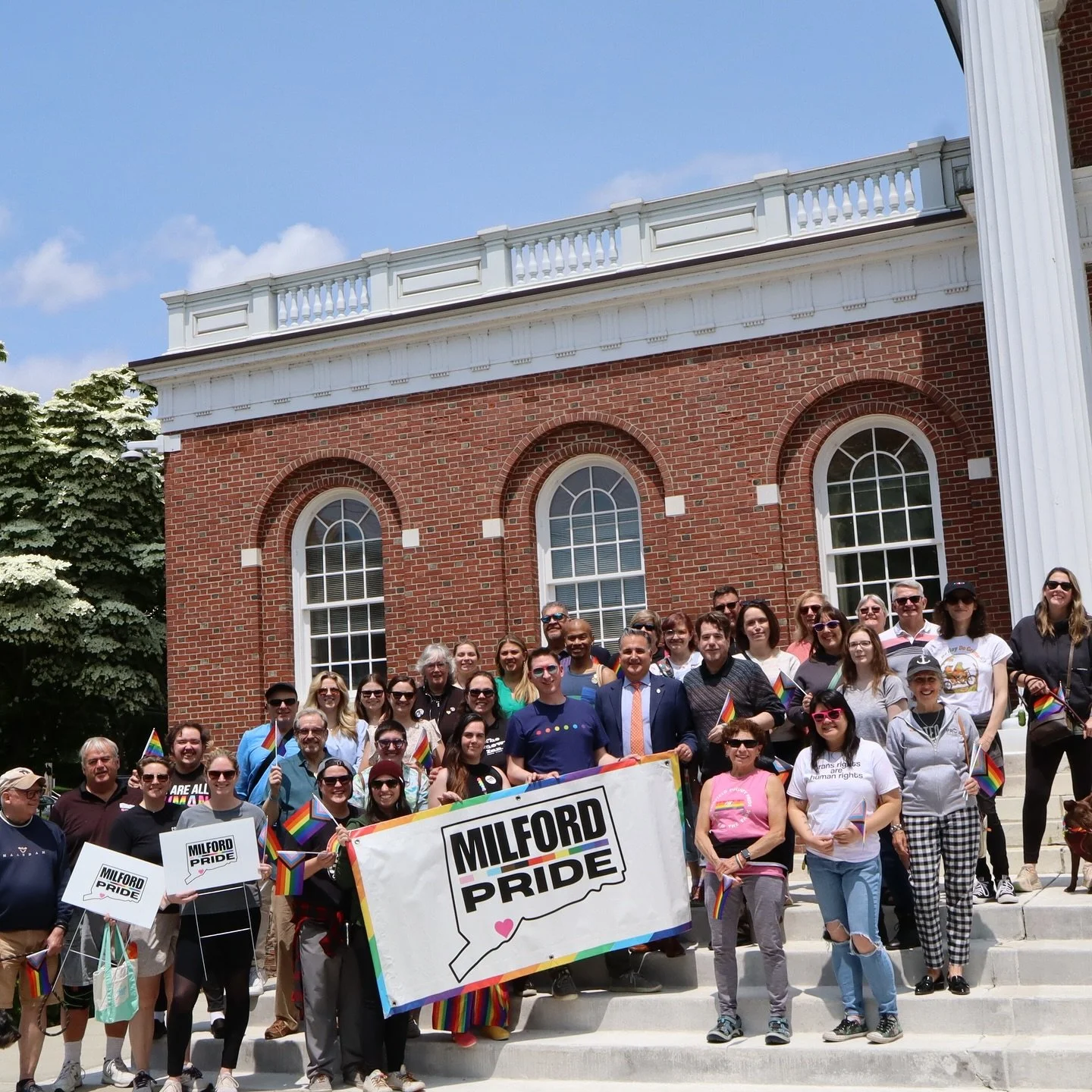Milford Pride Month Flag Raising 2026