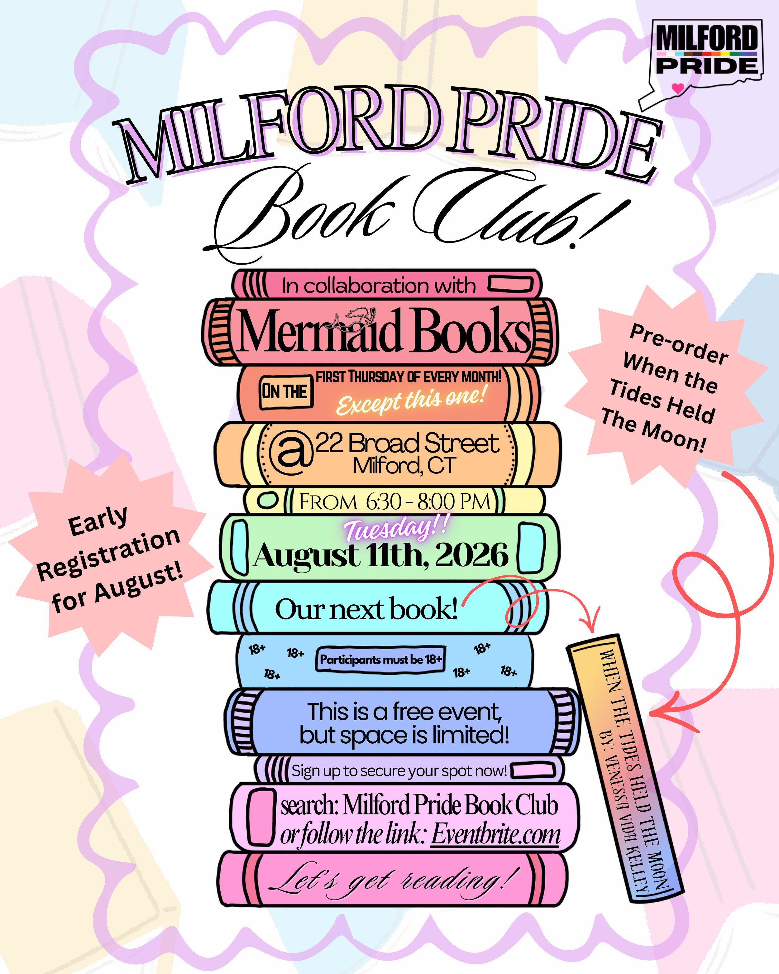 Milford Pride Book Club August 2026