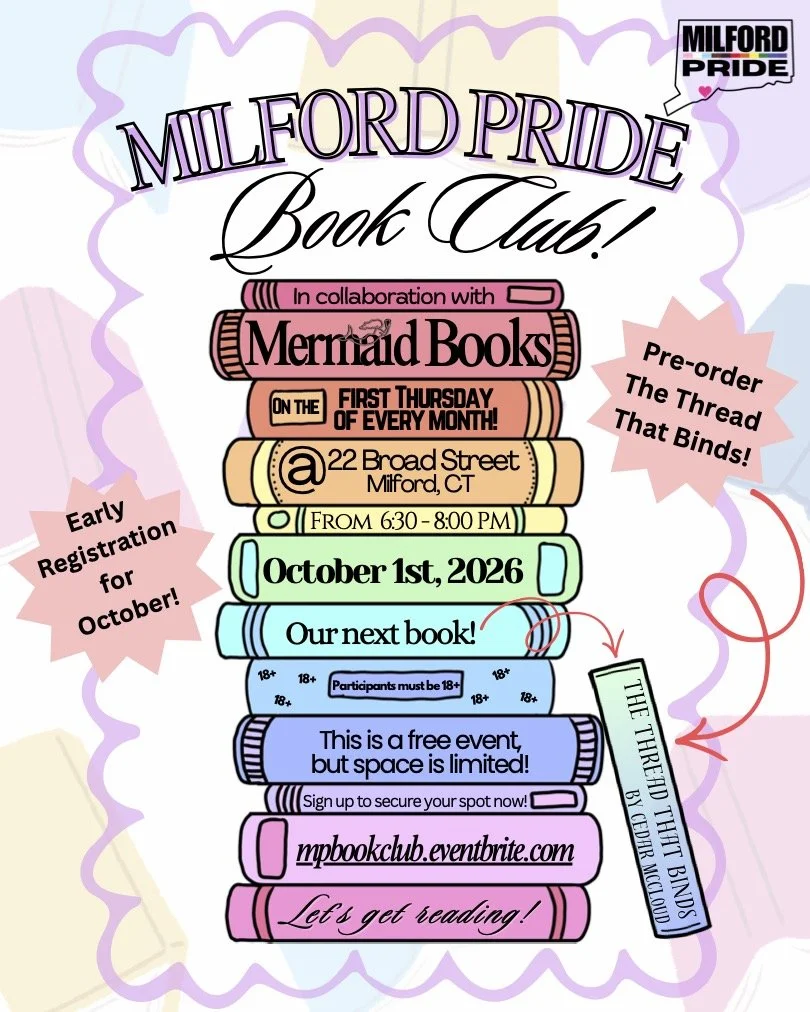 Milford Pride Book Club October 2026