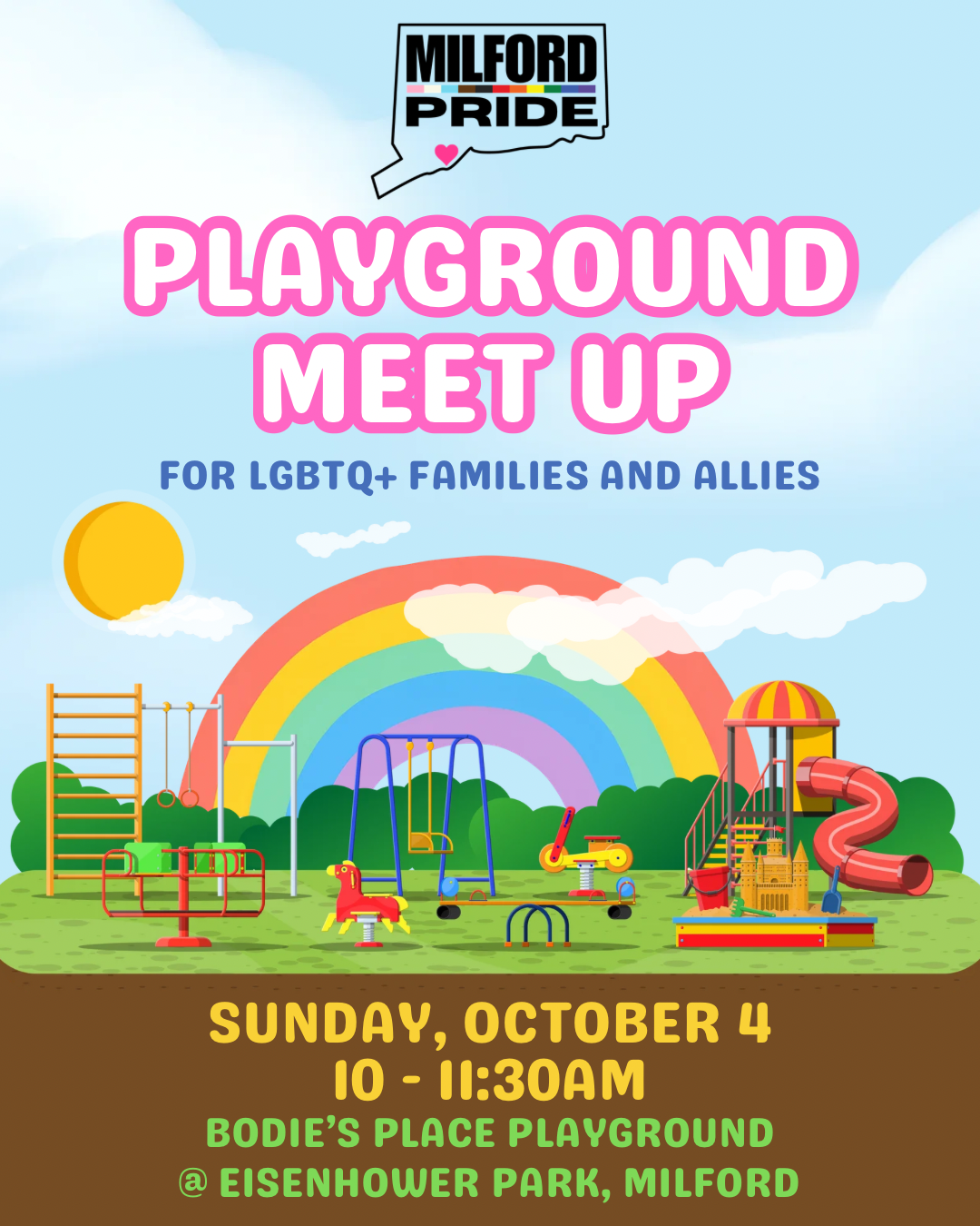 Milford Pride Playground Meetup October 2026
