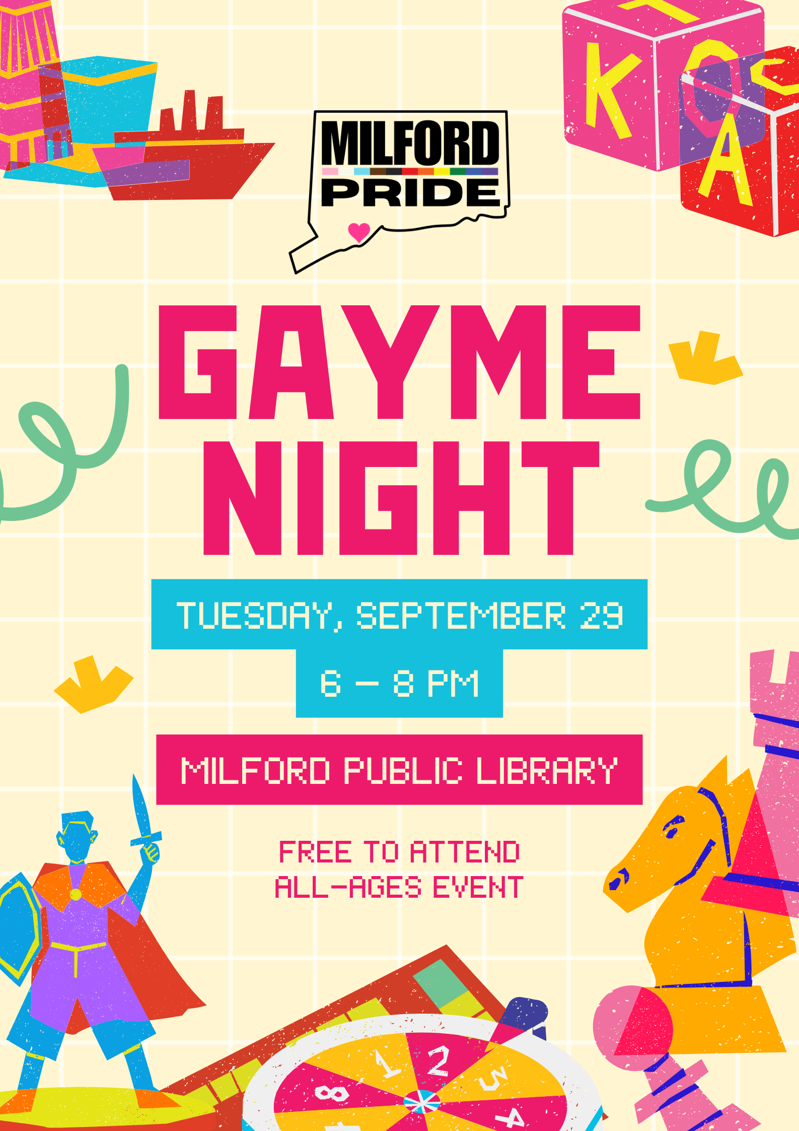 Milford Pride Gayme Night - September 2026