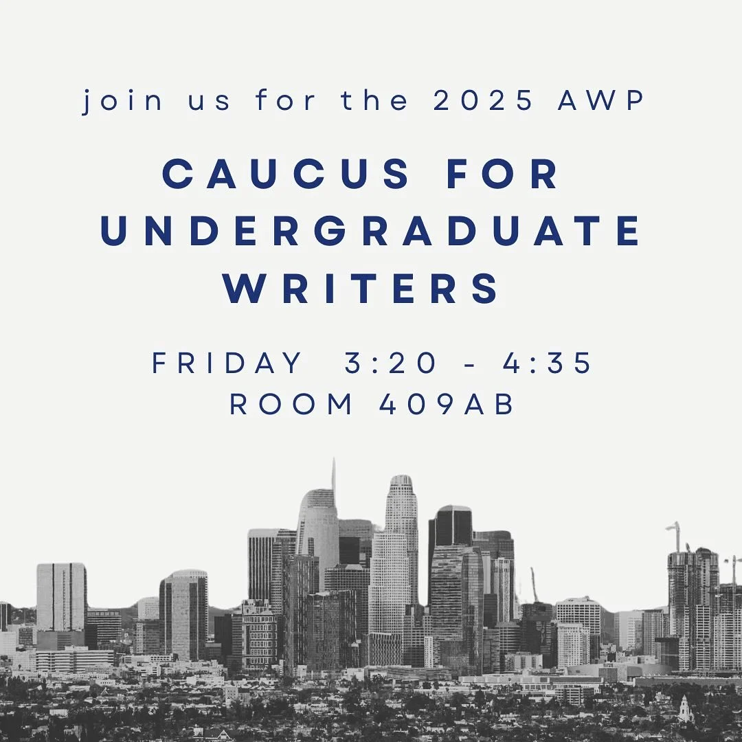 Calling all undergrads at AWP &lsquo;25! Join us for the Caucus for Undergraduate Editors, hosted by FUSE National. Stop by room 409AB from 3:20-4:35 to chat about FUSE, make connections with fellow undergrads, and find out how to keep plugged into t
