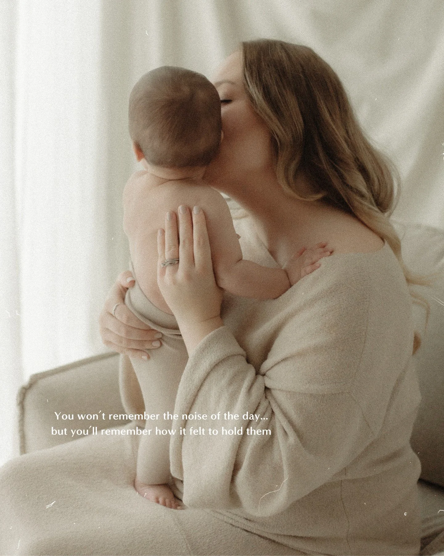 You won&rsquo;t remember the noise of that day&hellip; but you&rsquo;ll remember how it felt to hold them.

Every session gifts me tiny moments:
a mother&rsquo;s exhale,
a toddler melting into her arms,
a father tracing circles on a newborn&rsquo;s b