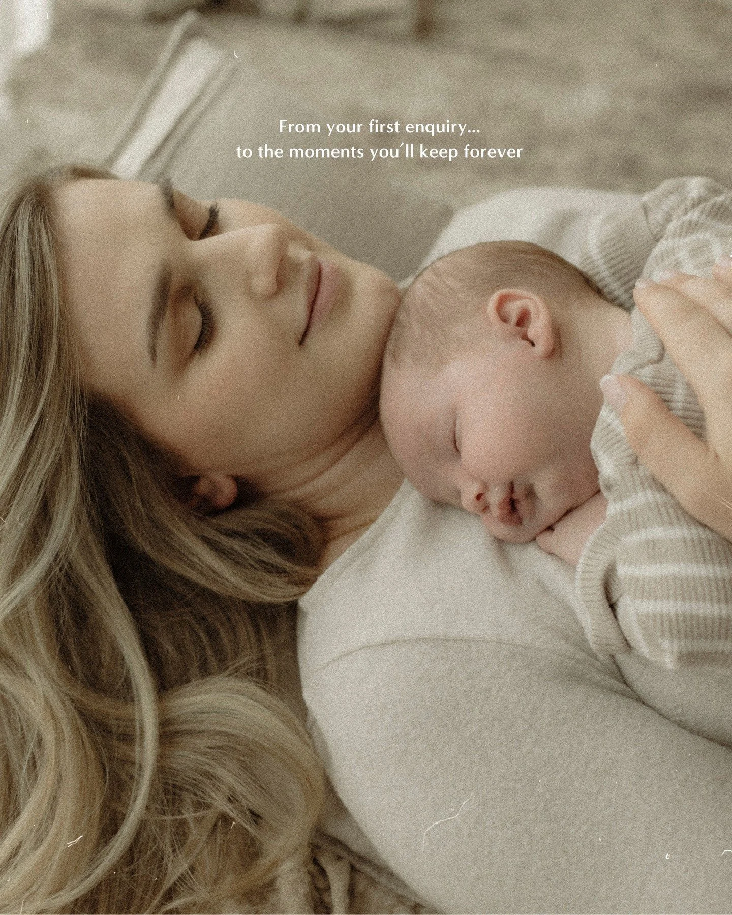 Those early days pass in a blur&hellip; but the feeling of them is what you&rsquo;ll want to hold onto.

It begins with a simple message - a conversation about your family, your story, and what matters most to you.

Then a quiet, considered experienc