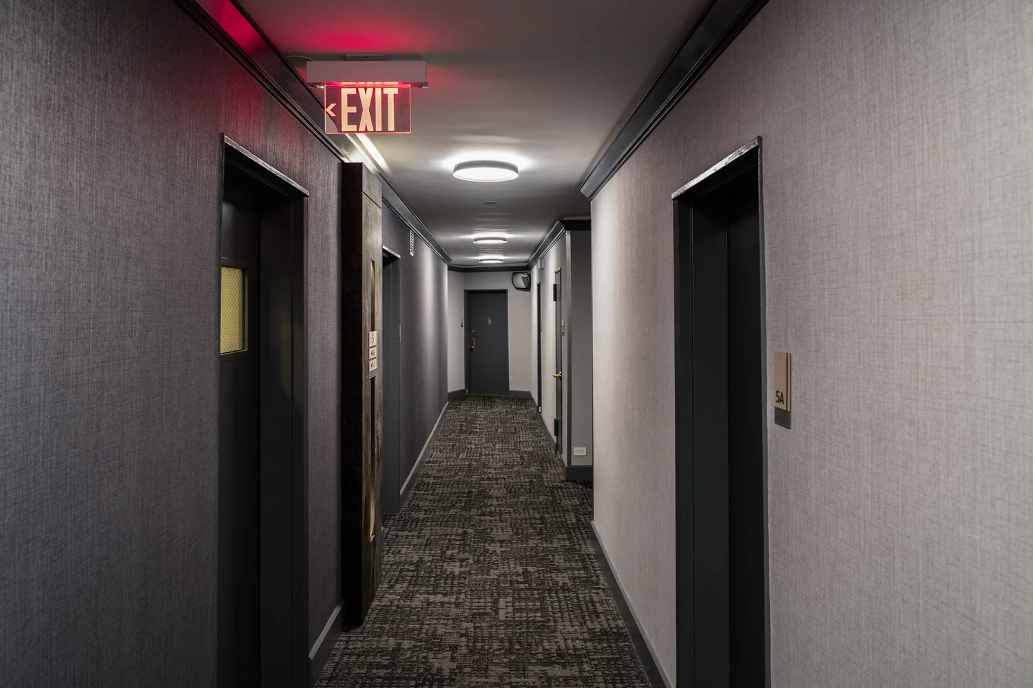 100 Bank Street, hallway renovation by NGM Remodeling