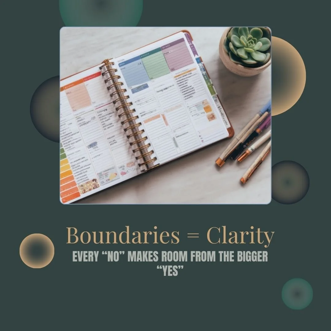 It&rsquo;s easy to think boundaries are walls. But in reality, they create space for what matters most. Without them, our time and energy are scattered in too many directions. With them, we gain the clarity to grow. Have you set one boundary this wee