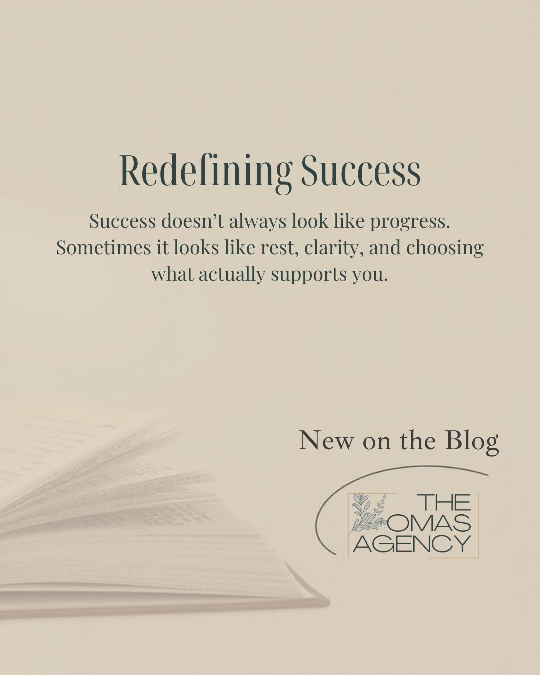 We&rsquo;re in a season where success feels softer &mdash; less about pushing and more about paying attention.

This week&rsquo;s blog is a reminder that success is not just about achievement. It&rsquo;s about alignment. It&rsquo;s about honoring whe