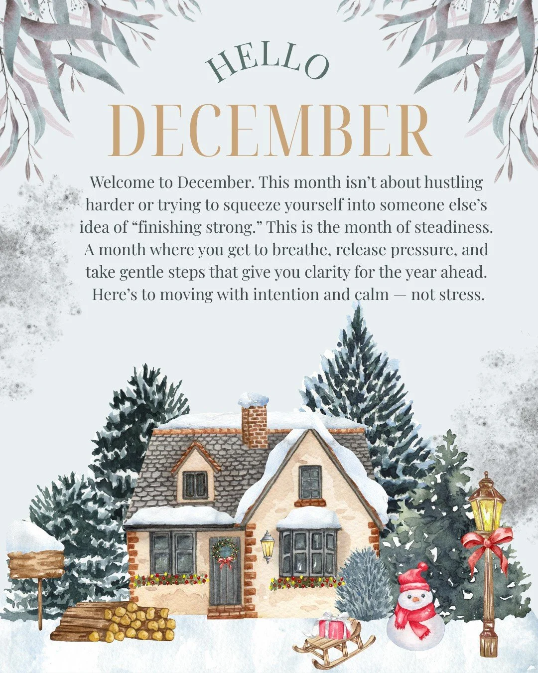 December has a way of making entrepreneurs feel like they have to prove something. But you don&rsquo;t. You don&rsquo;t have to race, reinvent yourself, or clean up every loose end before the clock strikes midnight.
This month is about moving slowly,