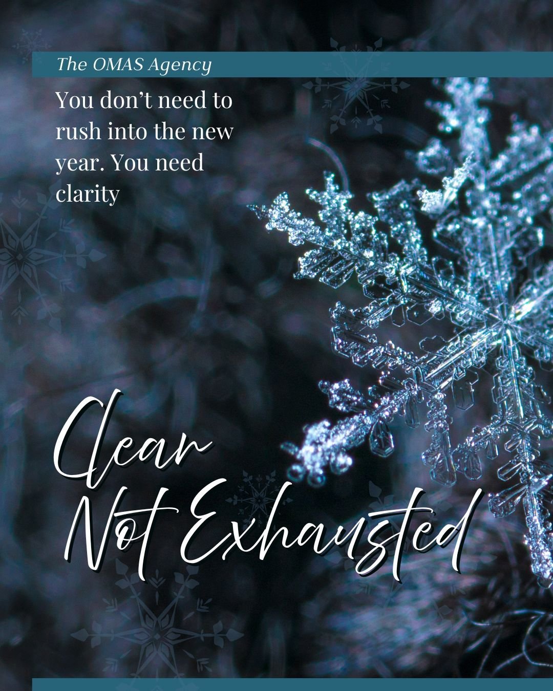 The space between Christmas and the New Year often feels quiet but heavy at the same time. We replay the year, make mental to-do lists for January, and feel pressure to &ldquo;figure it all out.&rdquo;

But clarity doesn&rsquo;t come from forcing pla