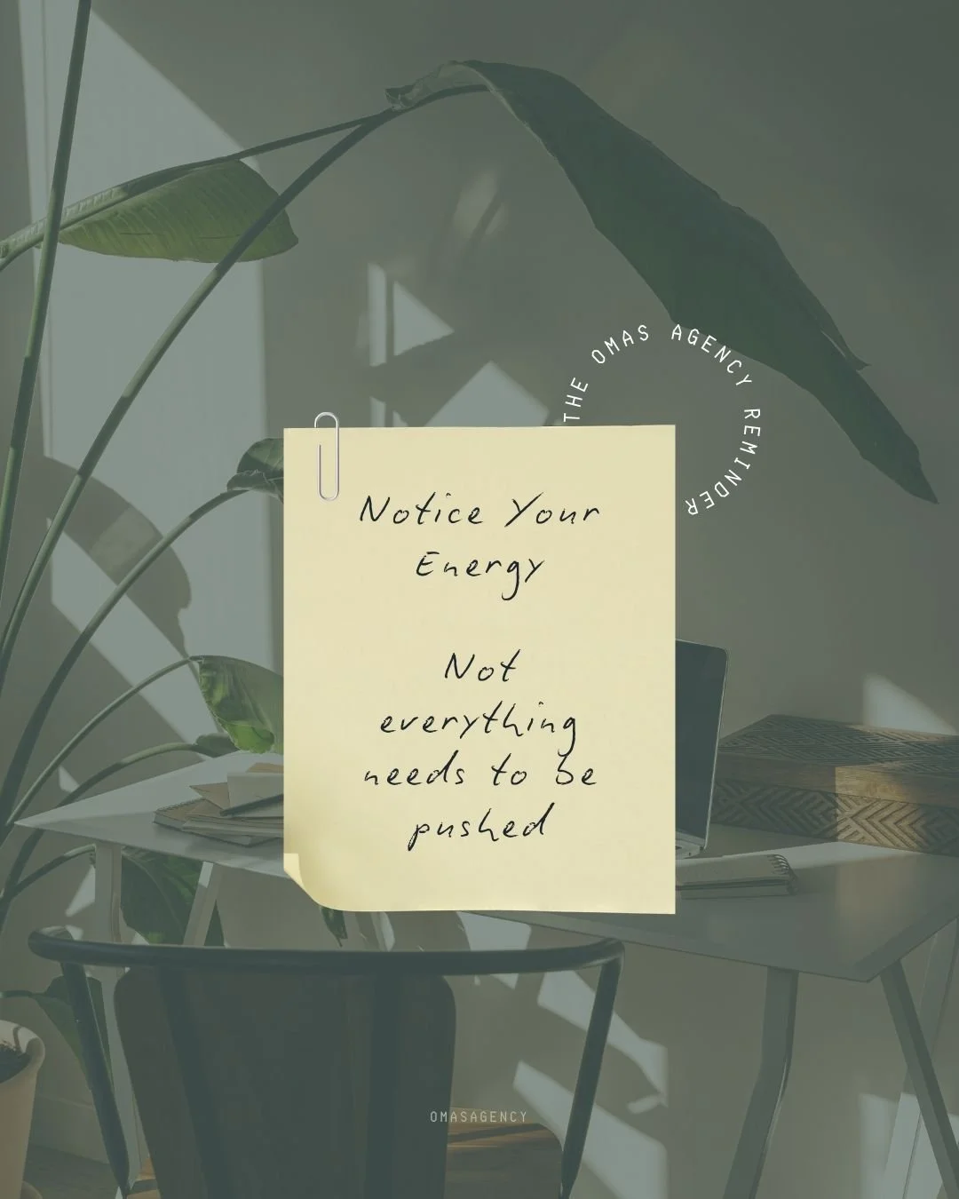 Not every moment of your day requires the same level of energy.

Some moments are meant for focus.
Some are meant for thinking.
Some are meant for rest.

The challenge is not always discipline. Sometimes it is awareness.

This week, instead of forcin