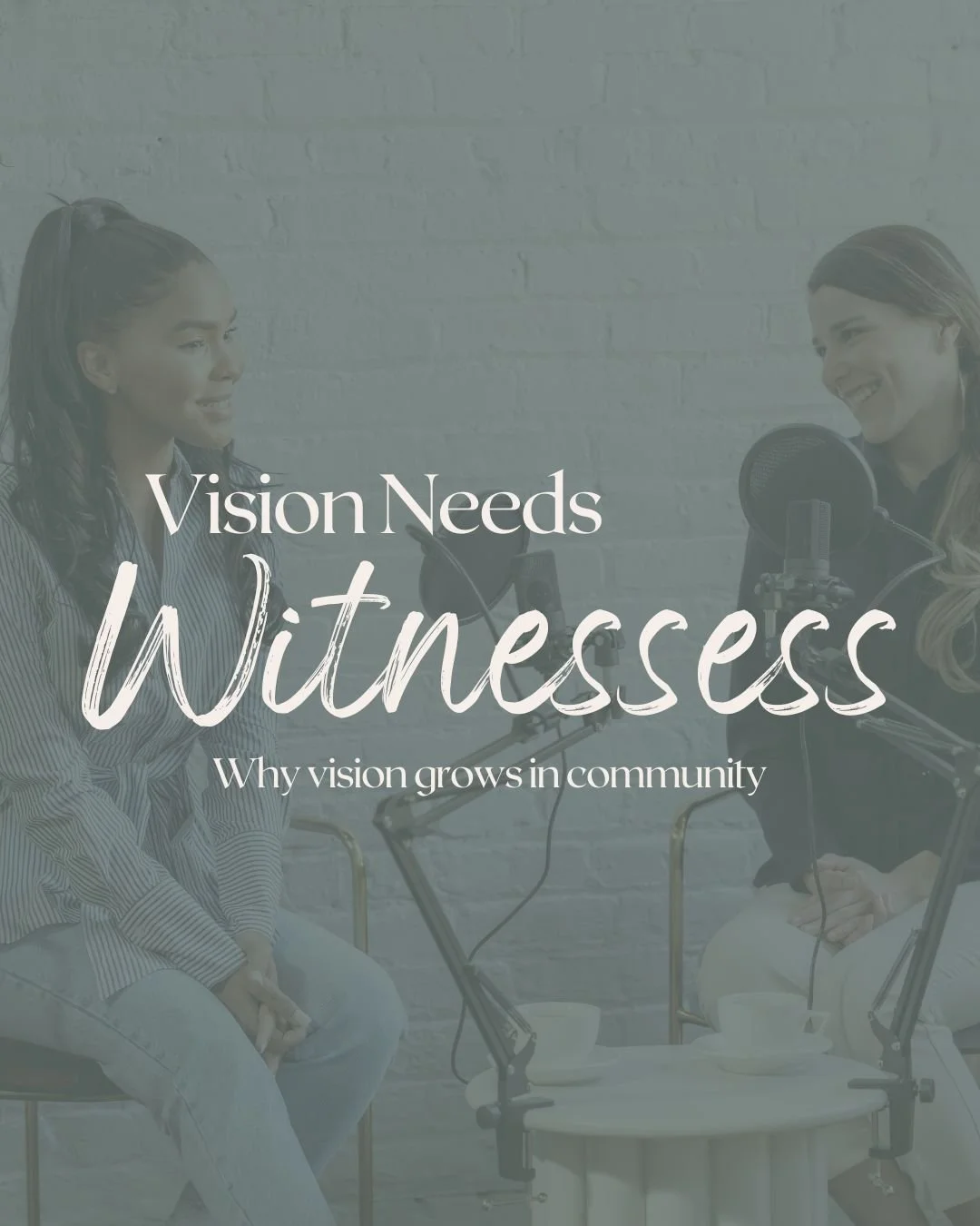 Some parts of entrepreneurship are deeply personal, but that does not mean they are meant to be carried alone.

This week on the blog, we are reflecting on the truth that vision often grows more clearly in the presence of support. Sometimes we need w