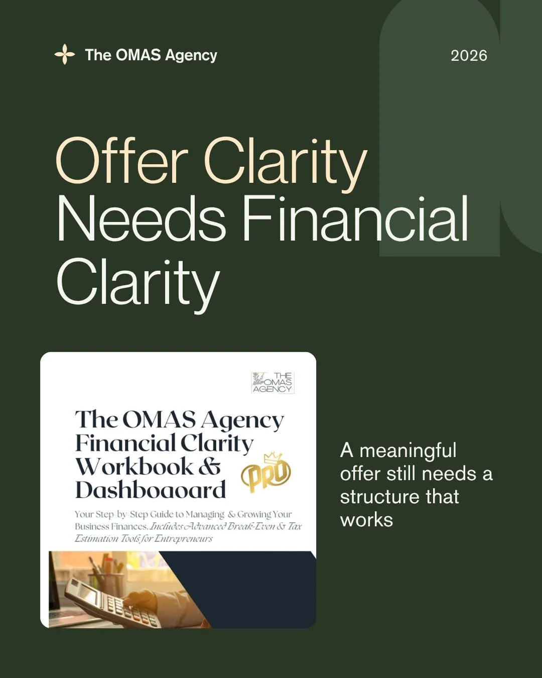 A clear offer still needs a structure that makes sense.

It should be connected not only to what you want to create, but also to what it costs, how it is priced, and whether it can support the kind of business you are trying to build.

This is where 