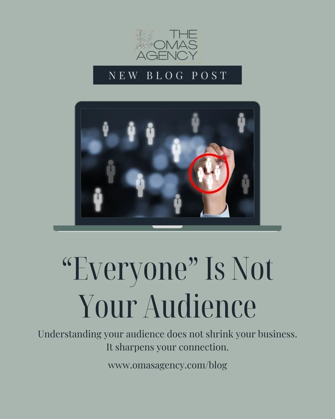 Many entrepreneurs start by saying their business is for everyone.

I understand why.

When you believe in what you are creating, you can usually imagine many kinds of people benefiting from it. You do not want to leave anyone out. You do not want to