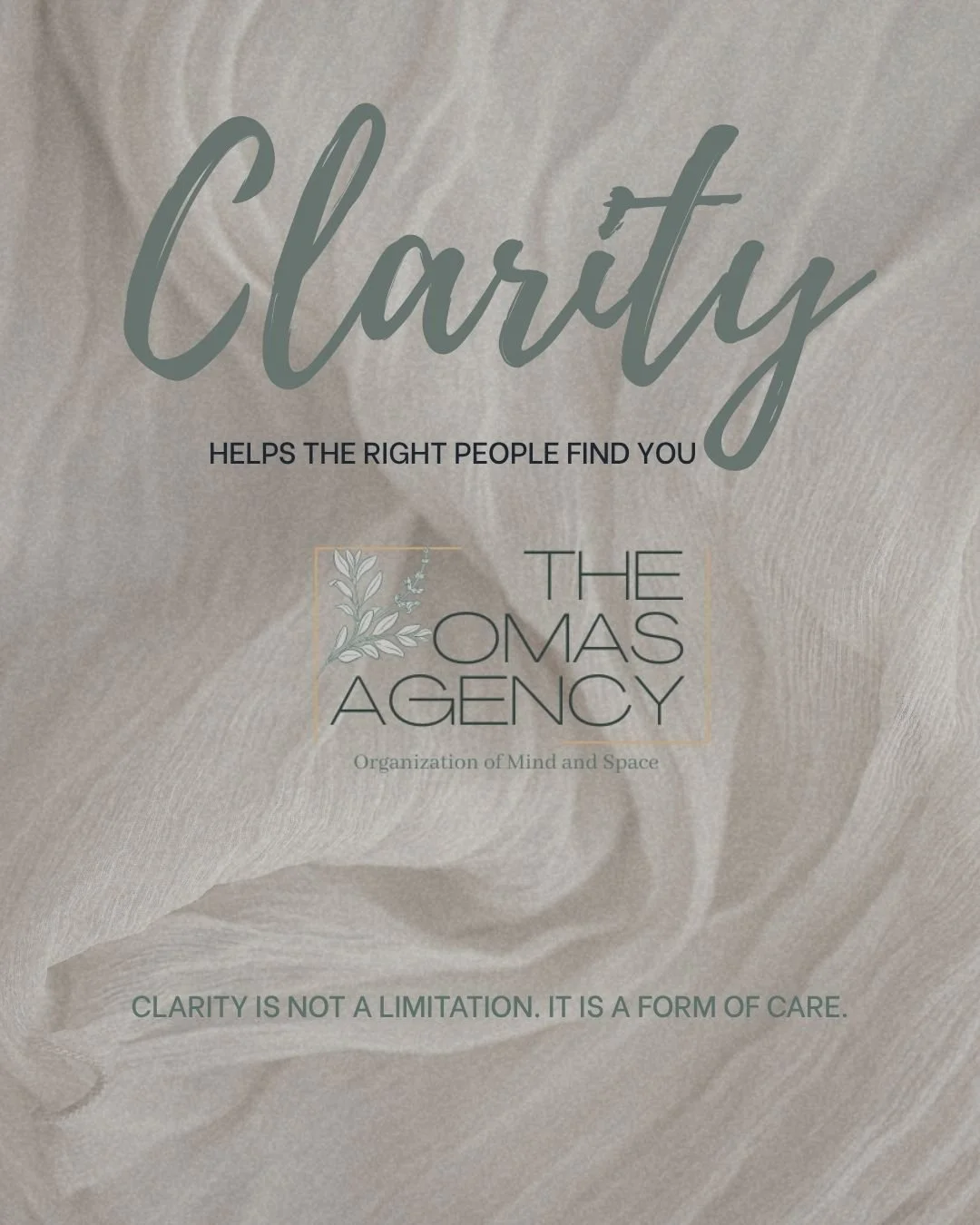 &ldquo;Clarity is not a limitation. It is a form of care.&rdquo;

That line from this week&rsquo;s blog is one I hope entrepreneurs sit with.

Because sometimes we treat clarity like it is going to shrink the business. We worry that if we name who we