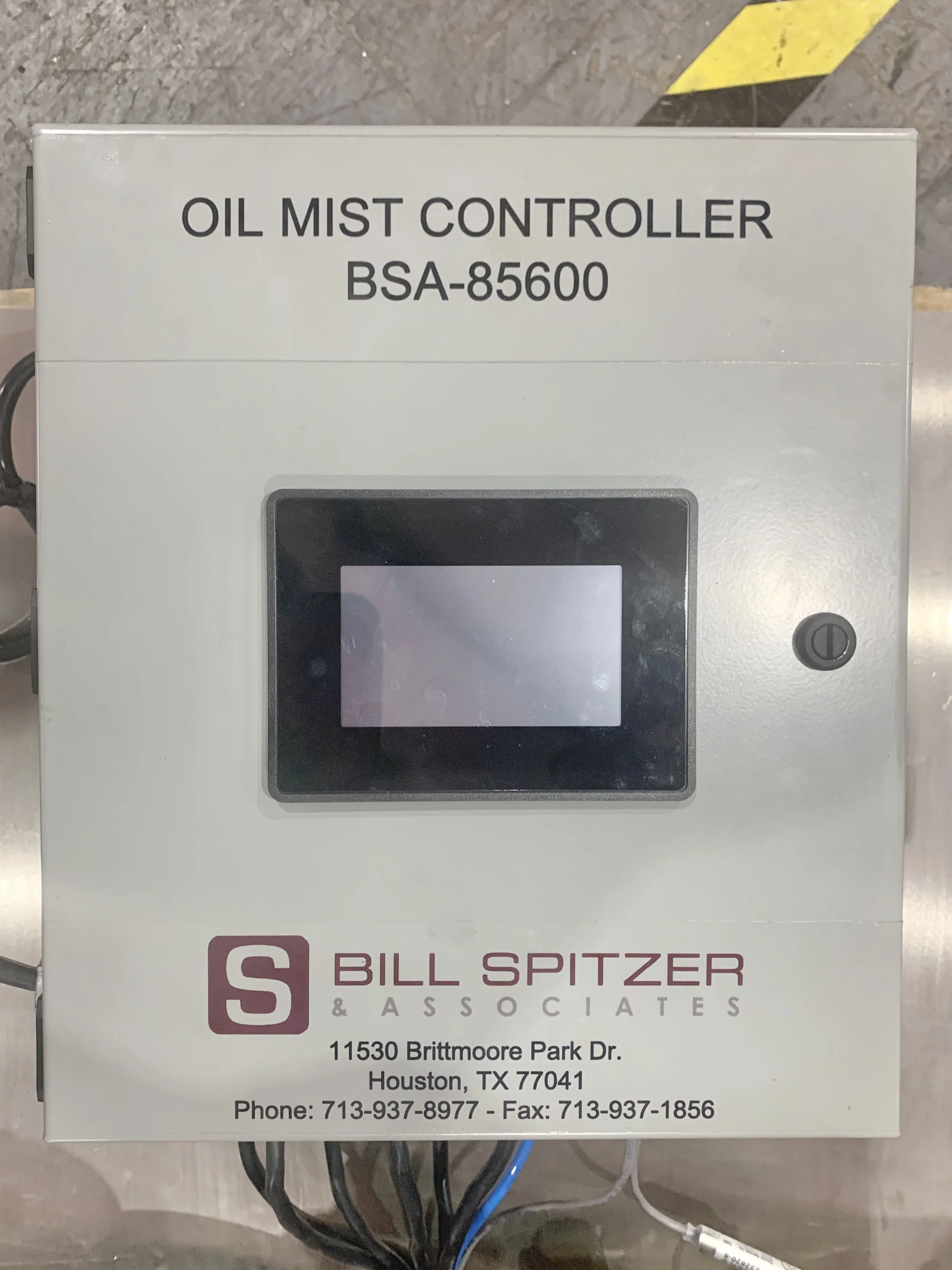 Oil Mist Generator Panel Retrofit for Refining Industry — Bill Spitzer ...