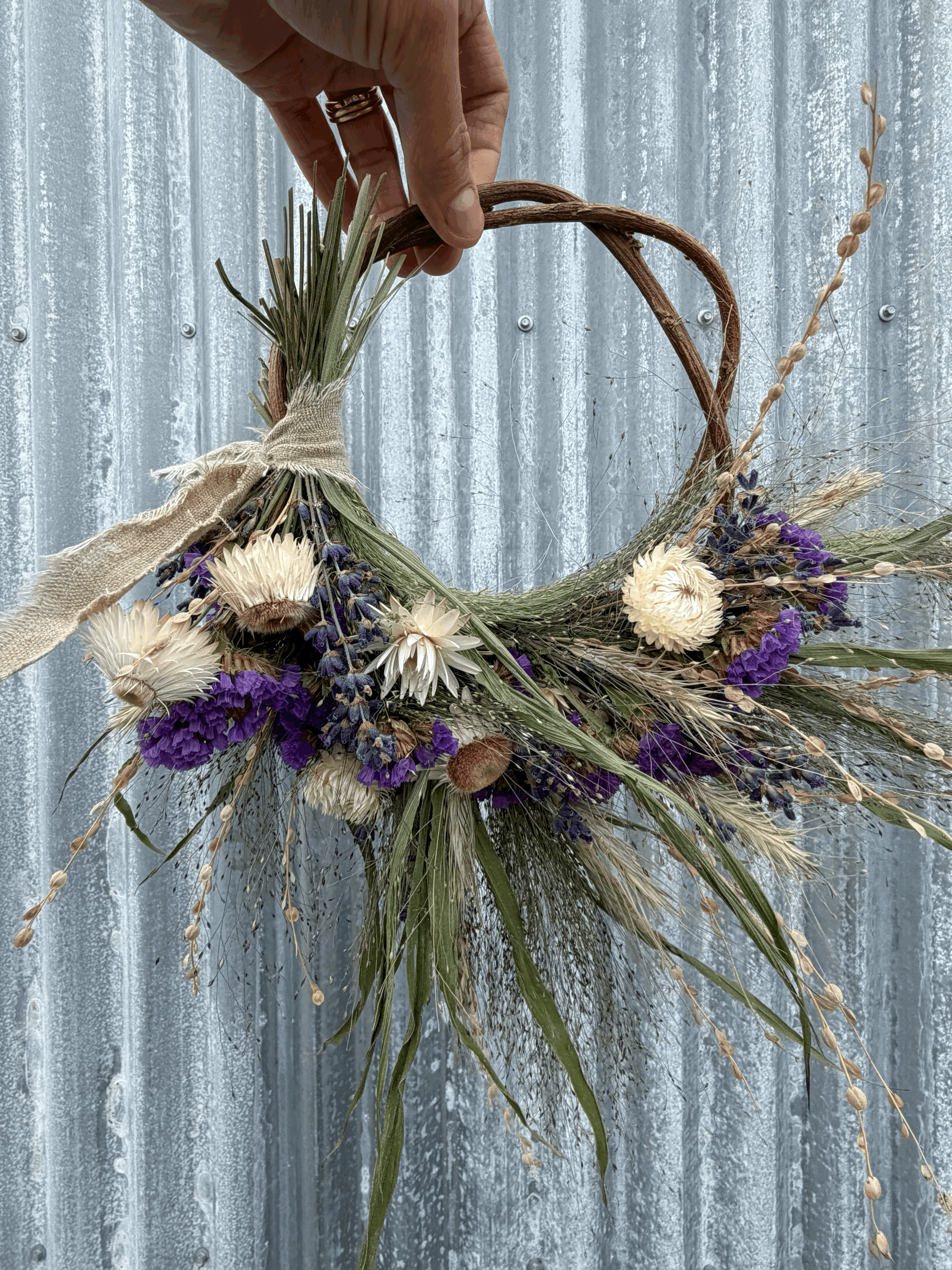 Demi Wreath Making Workshop at Hillside Winery