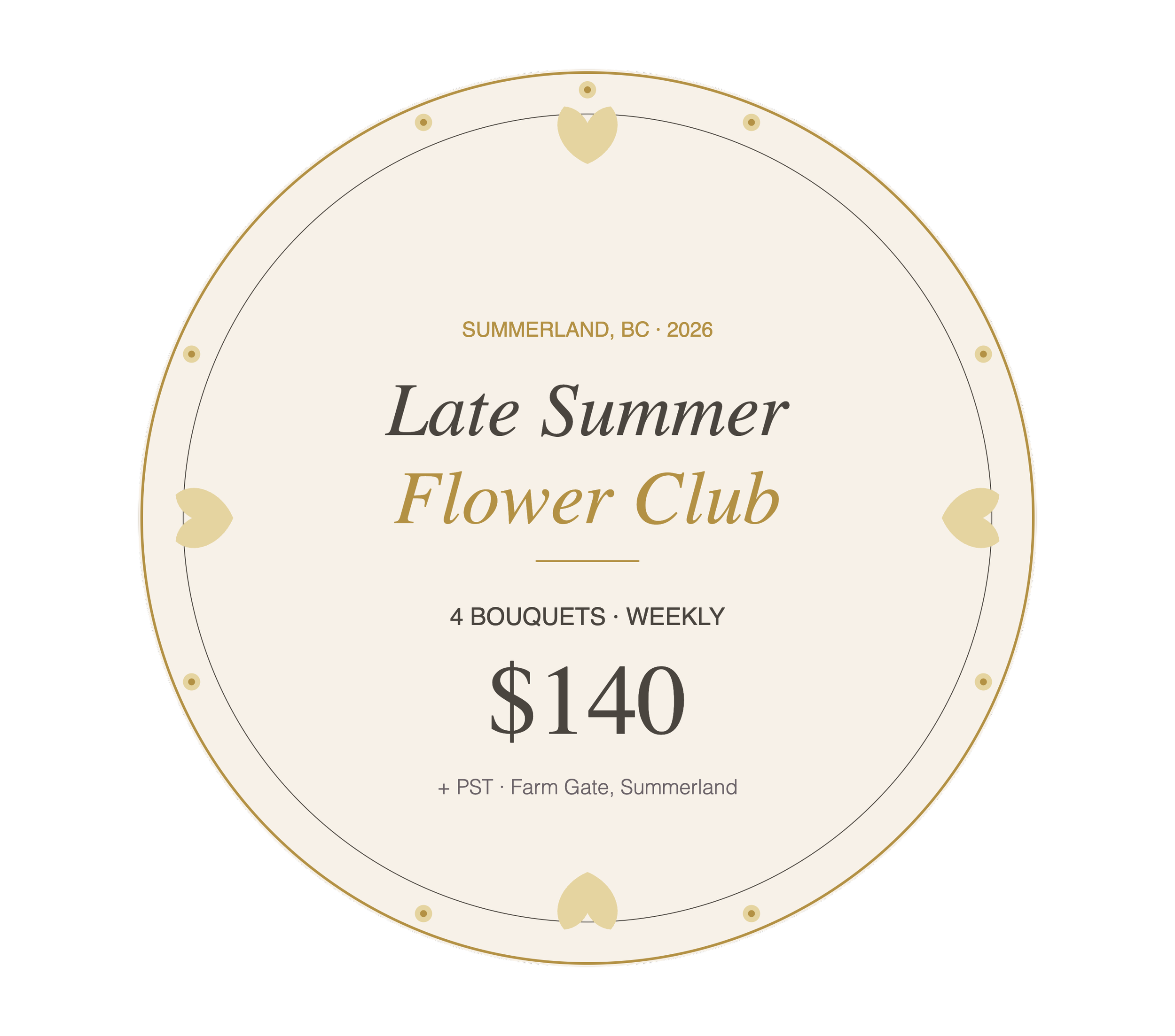 Late Summer Flower Club