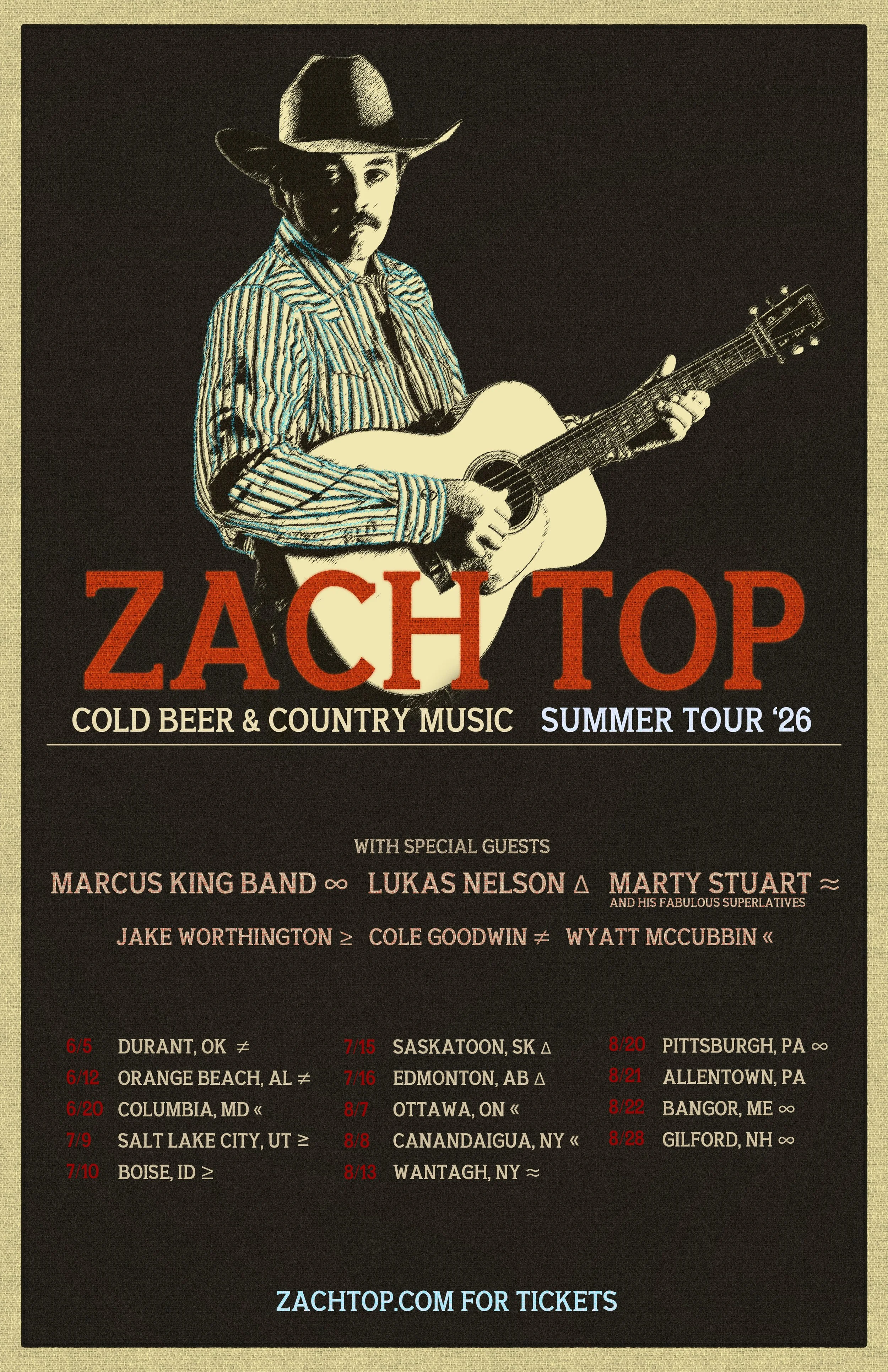 ZT Tour Poster Summer 26