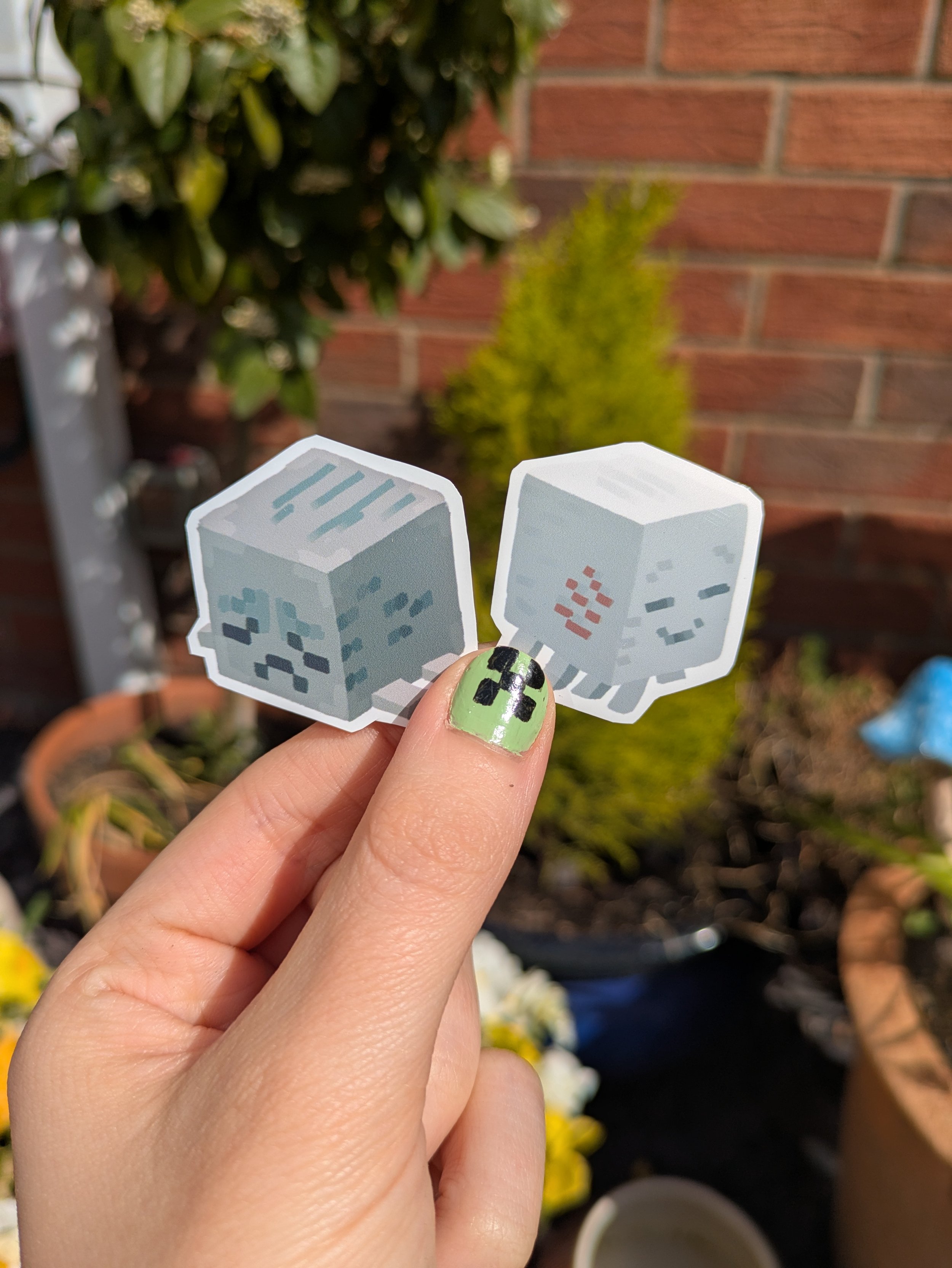 Minecraft Ghast stickers