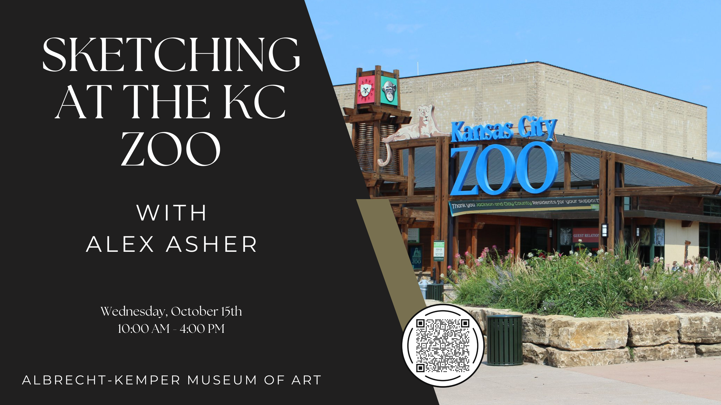 Sketching at the KC Zoo with Alex Asher