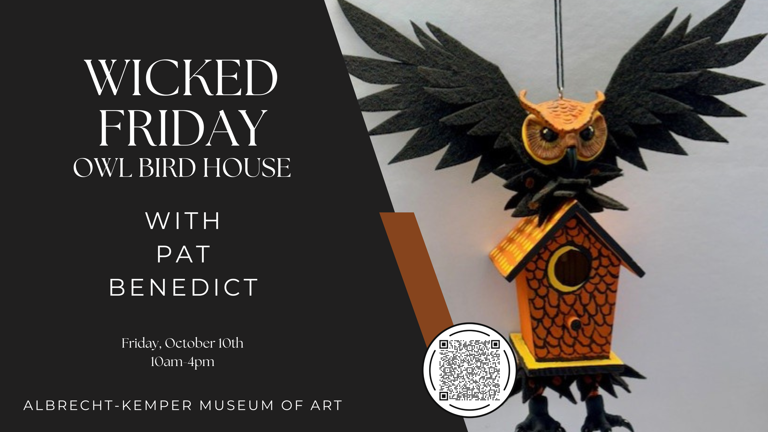 Wicked Friday Owl Bird House with Pat Benedict