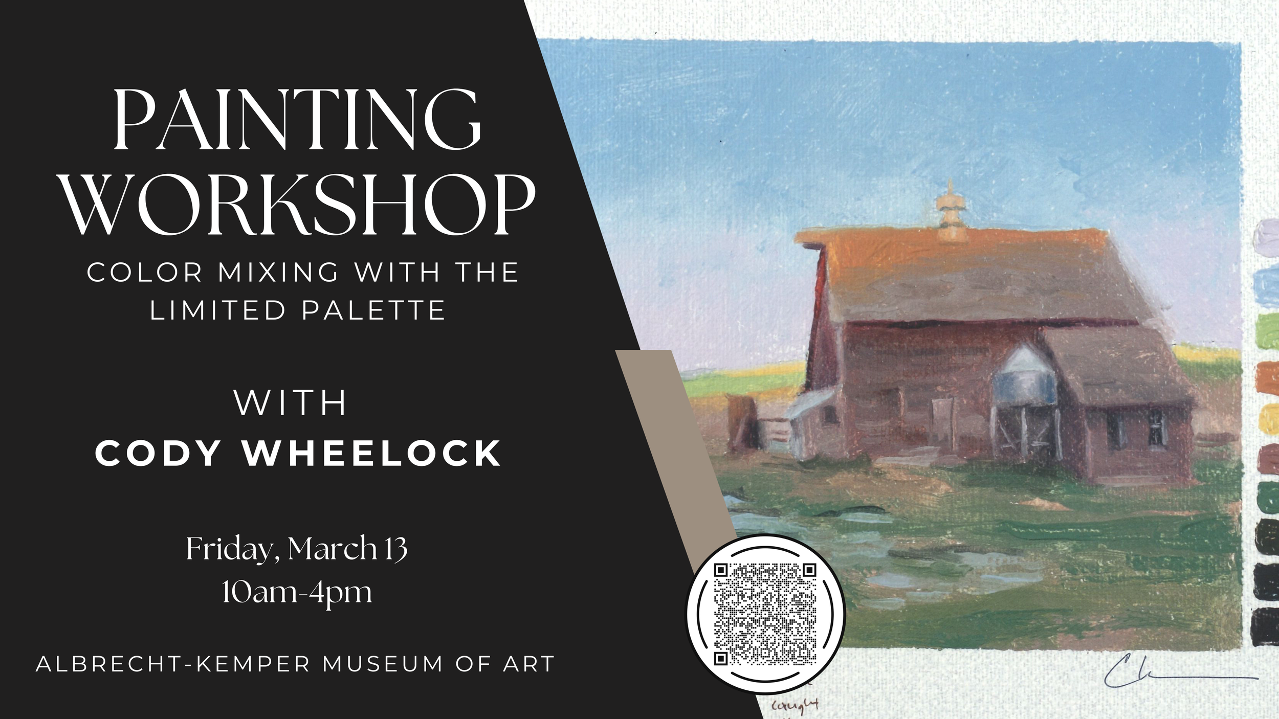 Painting Workshop "Color Mixing with the Limited Palette" with Cody Wheelock