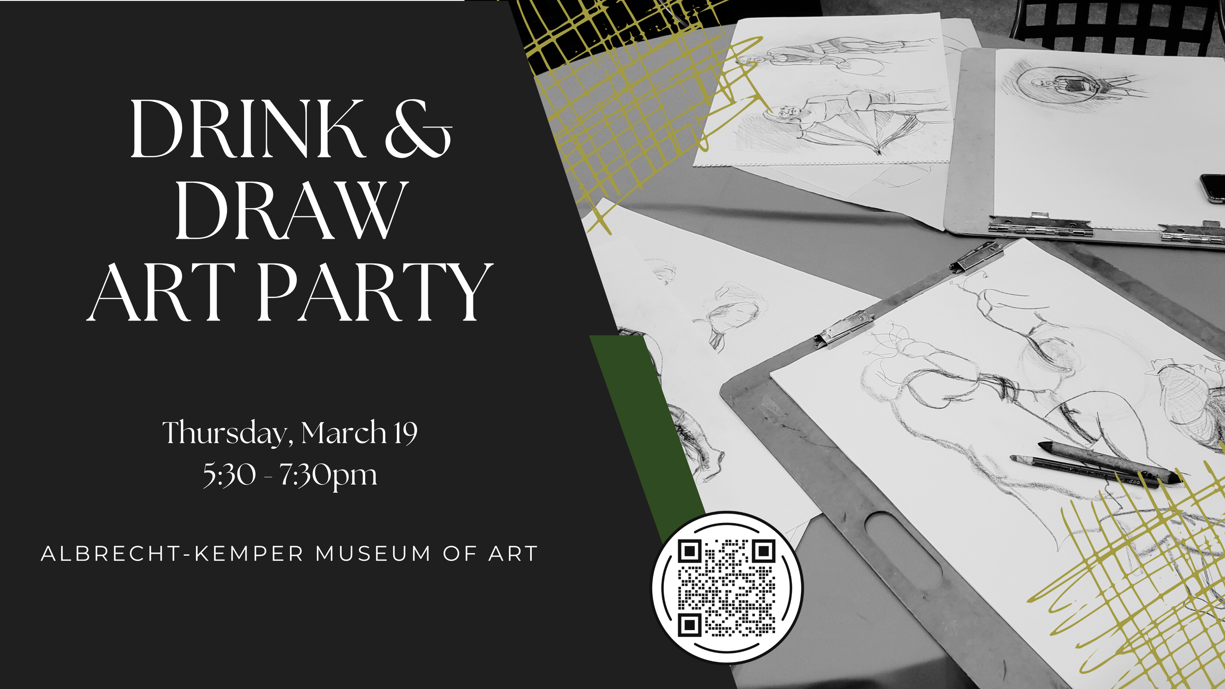 Drink & Draw Art Party