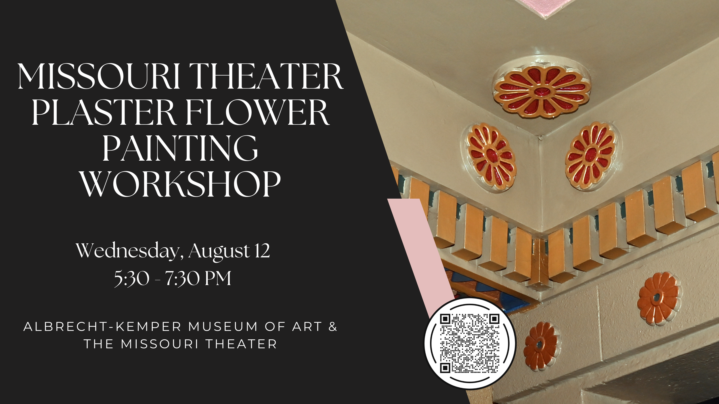 Missouri Theater Plaster Flower Painting Workshop